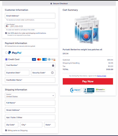 Purisaki Payment